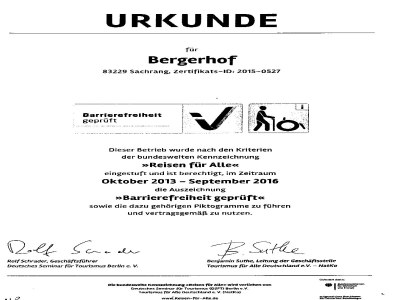 Holiday apartment Spitztstein on the Bergerhof - Document photo 21