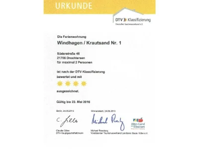 Holiday apartment - Krautsand - Vacation Apartment Nr. 1 - Document photo 22