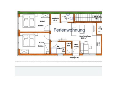 Apartment Apartment Blasblei mit Bad, WC, 2 Schlafzimmer - Features photo 43