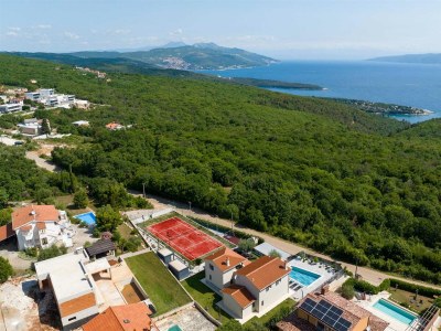 Villa Mediterranean villa Anatai with a sea view in Drenje - Villa