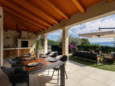 Villa Mediterranean villa Anatai with a sea view - Outdoor photo 3