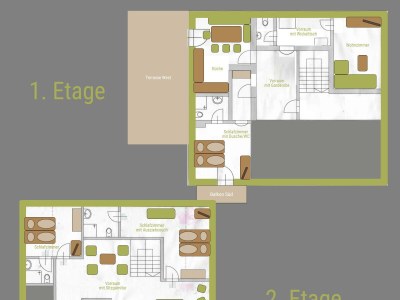 Apartment Fewo A (1-8 Personen/4SZ) in Flachau - Apartment