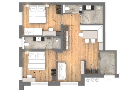 Apartment Appartement/Fewo, Dusche, WC, 1 Schlafraum - Outdoor photo 14