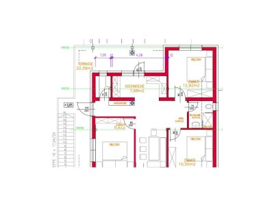 Apartment Appartement/Fewo, Dusche, WC, 3 Schlafräume - Features photo 22