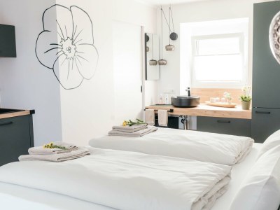 Holiday room Appartement, Küche, Dusche/WC, Terrasse, Gartenblick - Outdoor photo 9