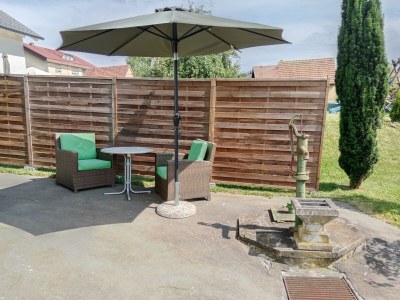 Apartment Ferienhaus, Dusche und Bad, WC in Gnas - Apartment