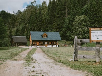 Apartment Hütte, Dusche, WC, waldseitig in Wildalpen - Apartment