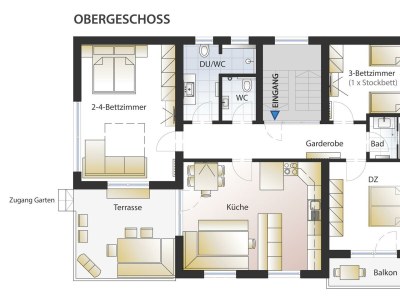 Apartment FERIENHAUS für 8-16 Personen - Features photo 13