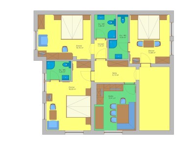 Apartment Appartement/Fewo, Dusche, WC, 3 Schlafräume - Outdoor photo 3