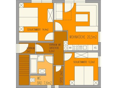 Apartment Ferienchalet (FW EG + FW OG) in Kappl - Apartment