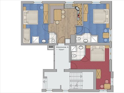 Apartment "TYP A"(5-7 Pers.)/3 Schlafräume/DU, WC - Features photo 15