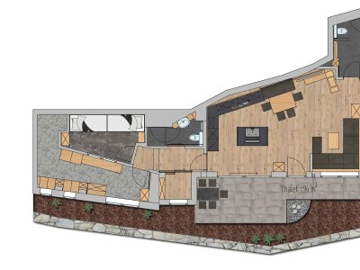 Apartment "Chalet"(2-4 Pers.)/2 Schlafräume/DU, WC - Features photo 11