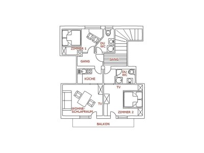 Apartment Wohnung 4-6 Pers./2 Schlafräume/DU, WC - Features photo 35
