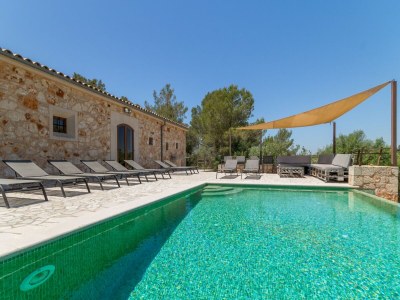 Holiday house Sa Tanca in Sant Joan mit Infinity Pool - Outdoor photo 9