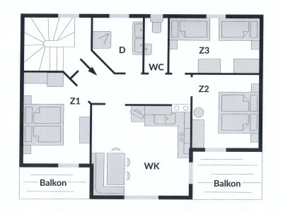 Holiday apartment EdelweiÃŸ Apartment - Haus Burgl - Document photo 31