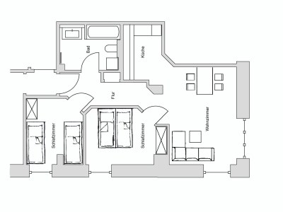 Holiday apartment Am Kurpark - Wohnung 1 60 qm - Document photo 21