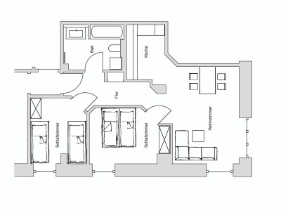 Holiday apartment Am Kurpark - Wohnung 1 60 qm - Document photo 22