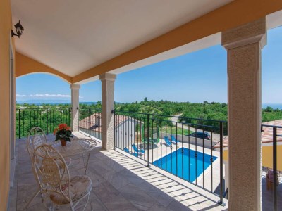 Villa Villa in Skitaca mit Pool und Meerblick - Outdoor photo 6