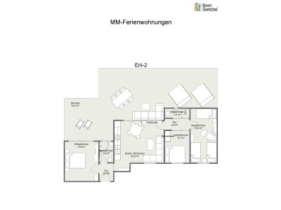 Holiday apartment Ferienwohnung Haus Erli Wohnung Erli 2 - Document photo 23