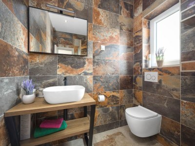 Villa Luxuriöse Villa in Pula mit Pool und Whirlpool - Features photo 48