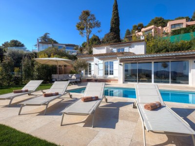 Holiday house Villa contemporary with a panoramic view of Mandelieu - Outdoor photo 9