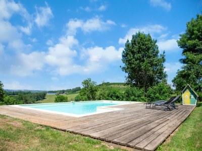 Holiday house Charming House in Coubjours with Pool - Outdoor photo 8