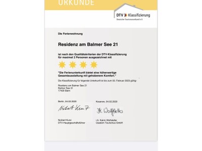 Apartment Residenz am Balmer See - Apartment Nr. 21 "Kleine Auszeit" - Document photo 42