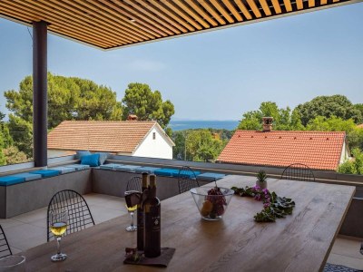 Villa Wunderschöne Villa mit Meerblick in Premantura - Outdoor photo 2