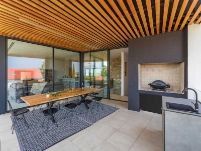 Villa Wunderschöne Villa mit Meerblick in Premantura - Outdoor photo 22