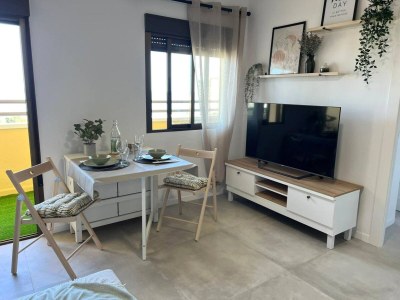 Apartment Studio in Aguadulce mit Meerblick & Pool - Features photo 34