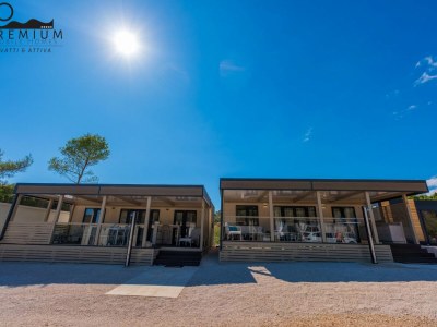 caravan Charming Two-bedroom Mobile Homes Drage - Mobile Home with Sea View and Terrace - Outdoor photo 8