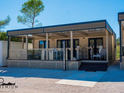 caravan Charming Two-bedroom Mobile Homes Drage - Mobile Home with Sea View and Terrace - Outdoor photo 15