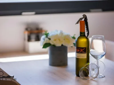 caravan Charming Two-bedroom Mobile Homes Drage - Mobile Home with Sea View and Terrace - Features photo 25