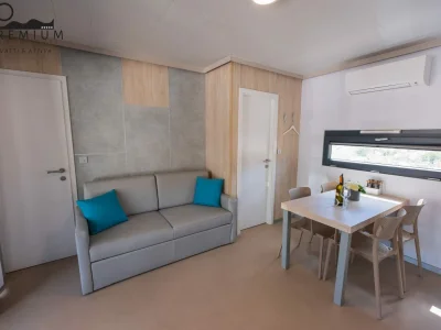 caravan Charming Two-bedroom Mobile Homes Drage - Mobile Home with Sea View and Terrace - Features photo 27