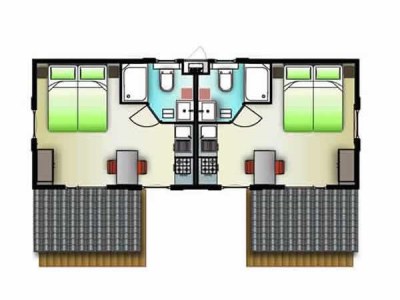 Holiday apartment Mobile home Chatel 'Hotelzimmer' - Document photo 22