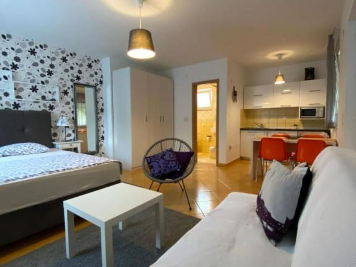 Apartment Apartments Lara Rab - Studio Apartment with Balcony - Features photo 5