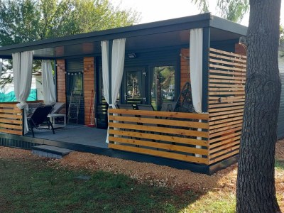 caravan Standard Two Bedroom Mobile Home with Sea View and Terrace in Pirovac - caravan