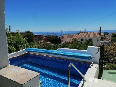 Holiday house Reihenhaus in Nerja mit Pool und Meerblick - Outdoor photo 14