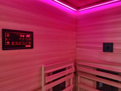 Apartment Wellnesshaus mit Jacuzzi u.Infrarotkabine - neu - Features photo 11