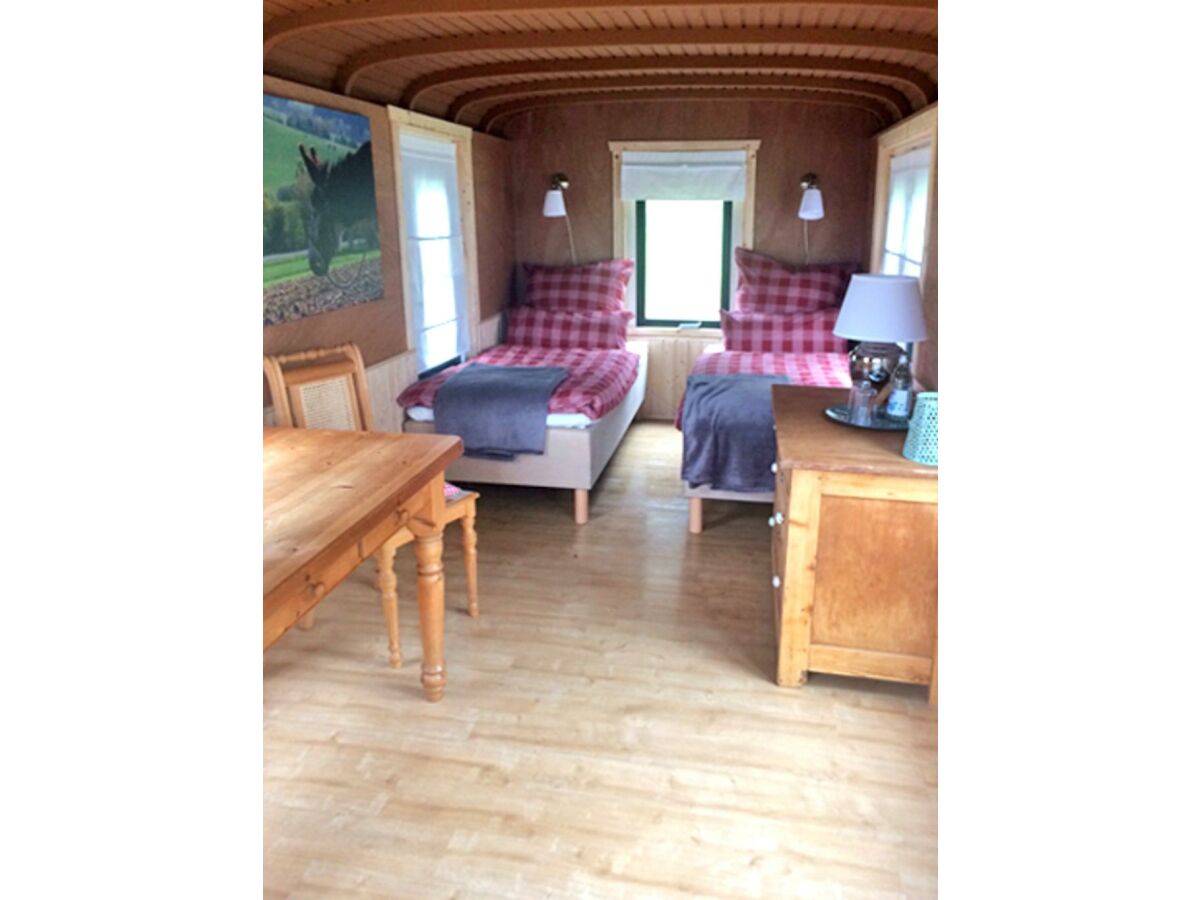 Apartment Schäferwagen auf der Apfelwiese inkl.Eselwanderung - Outdoor photo 4