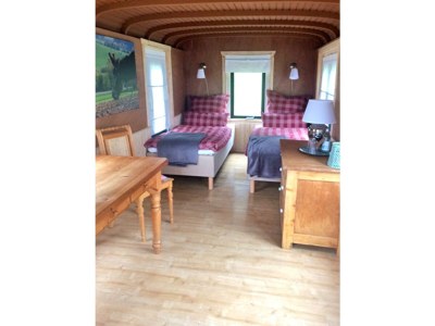 Apartment Schäferwagen auf der Apfelwiese inkl.Eselwanderung - Outdoor photo 4