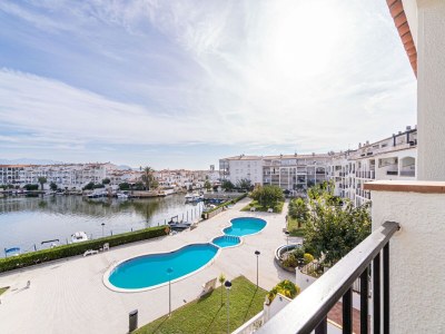 Apartment Wohnung in Empuriabrava mit Pool und Bergblick - Outdoor photo 9