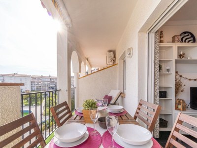 Apartment Wohnung in Empuriabrava mit Pool und Bergblick - Outdoor photo 34