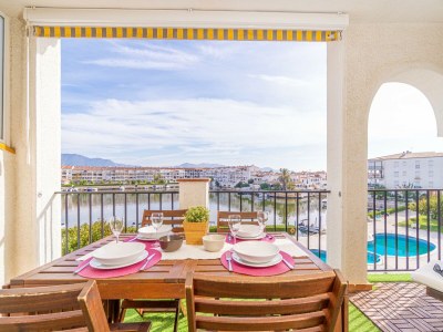 Apartment Wohnung in Empuriabrava mit Pool und Bergblick - Outdoor photo 36