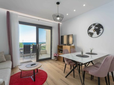 Apartment Luxury Beachfront Krk Apartments with Terrace - Studio Apartment with Terrace - Features photo 7
