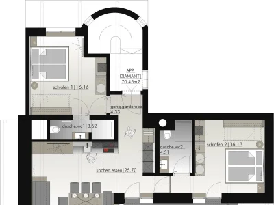 Apartment Diamant - Features photo 8