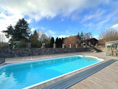 Holiday house Ferienhaus MILA - mit Pool, Sauna, Whirlwanne, 5000qm Privatgelände und Bolzplatz in Dolgen am See - Holiday house