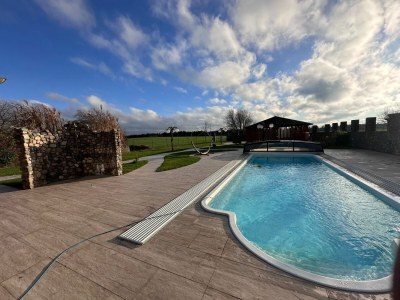 Holiday house Ferienhaus MILA - mit Pool, Sauna, Whirlwanne, 5000qm Privatgelände und Bolzplatz - Outdoor photo 23