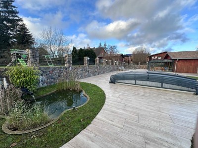 Holiday house Ferienhaus MILA - mit Pool, Sauna, Whirlwanne, 5000qm Privatgelände und Bolzplatz - Outdoor photo 24