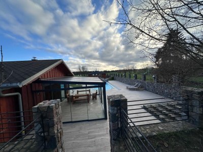 Holiday house Ferienhaus MILA - mit Pool, Sauna, Whirlwanne, 5000qm Privatgelände und Bolzplatz - Outdoor photo 27